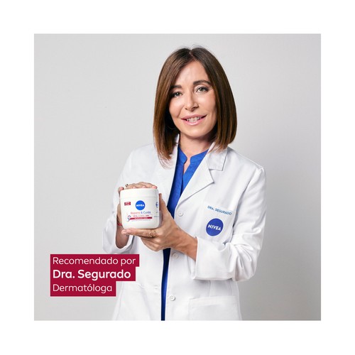 NIVEA Repara & cuida Crema corporal (cara, cuerpo y manos) hidratante, para pieles extra seca y ásperas 400 ml.