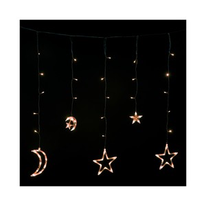 Imagen de Carambano de luna y estrellas 1,5m, exterior 138 Led, ACTUEL.