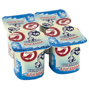 Imagen de AUCHAN Cuajada natural azucarada 4 x 125 g. Producto Alcampo
