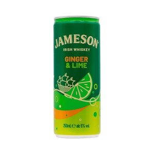 Imagen de JAMESON Combinado de whiskey irlandes con jengibre y lima lata 25 cl.
