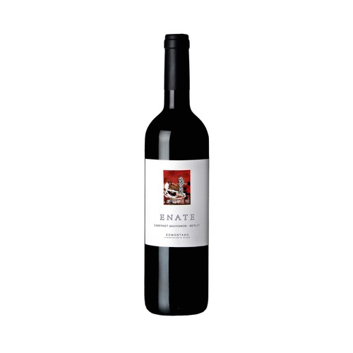 Vino tinto con denominación de origen Somontano ENATE botella de 75 cl.