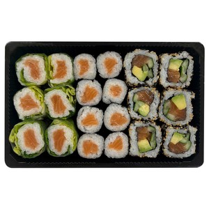 SUSHI GOURMET California, Maki y Cristal variados SUSHI GOURMET 18 uds.