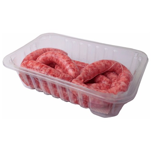 Longaniza fresca blanca de cerdo, tipo salchichas, elaboradas sin gluen ni lactosa MONTFOIX