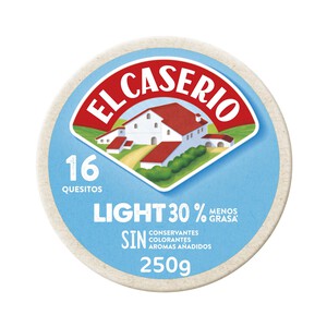 Imagen de EL CASERÍO Queso en porciones light 16 quesitos EL CASERIO 250 g.