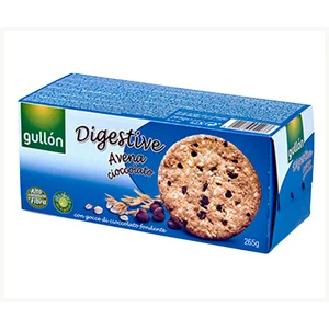 GULLÓN Galleta digest avena-chocolate 265 g