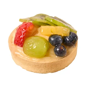 Tartaleta con nata y frutas 65 g.