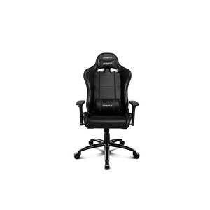 Silla gaming DRIFT DR200 negro, almohadilla lumbar, reposabrazos ajustables.