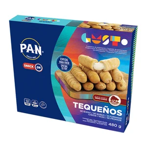 PAN Tequeños rellenos de queso, ultracongelados, especiales para freir 12 uds.