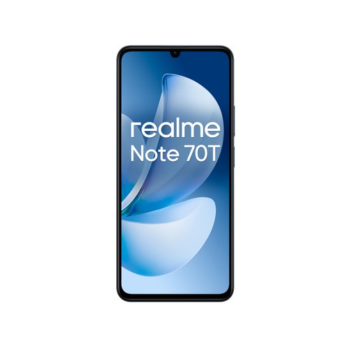 Smartphone REALME NOTE 70T 4G, pantalla HD+, 6,74" (17,11cm), 256GB + 4GB RAM color negro..