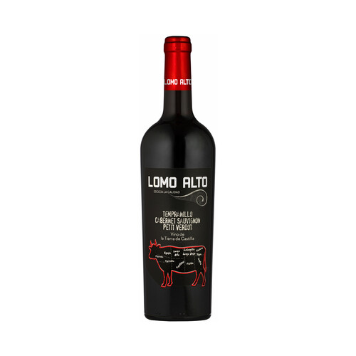 LOMO ALTO Vino tinto con I.G.P Vinos de la Tierra de Castilla botella 75 cl.
