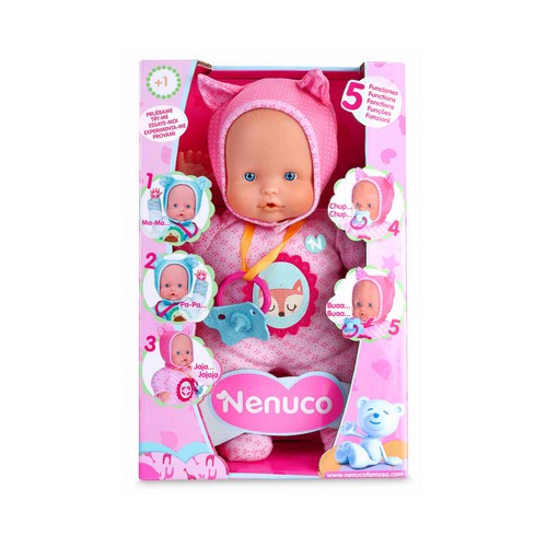 Muñeco bebé blandito con 5 funciones, My Little Nenuco Soft, NENUCO.
