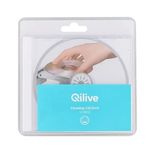 Disco de limpieza de CD/DVD, QILIVE Q.9802.