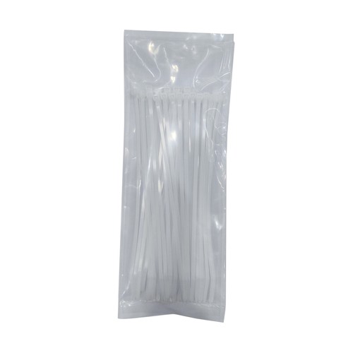 Set de 50 bridas, color blanco, 3,5 x 180 mm, ALCAMPO.
