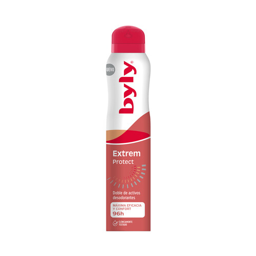 BYLY Desodorante en spray para mujer, con el doble de activos desodorantes BYLY Extrem 200 ml.