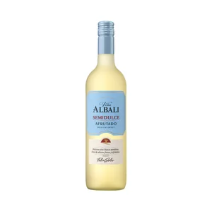 VIÑA ALBALI  Vino blanco semidulce con D.O. Valdepeñas botella 75 cl.