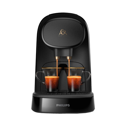 Cafetera de cápsulas PHILIPS L´OR Barista LM8012/60 negro, 19 bar, 1 ó 2 tazas.