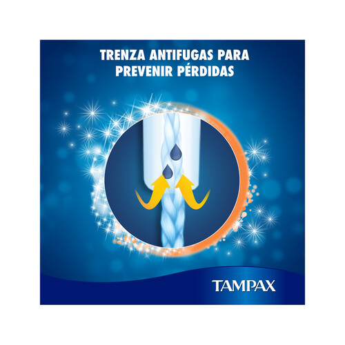 TAMPAX Tampones super plus con aplicador TAMPAX Pearl 24 uds