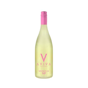 AVIVA Vino blanco frizzante verdejo 5.5 % botella de 75 cl.