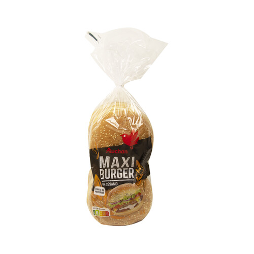 PRODUCTO ALCAMPO Maxi pan para burger 4 uds. 300 g.