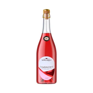 MEDICI ERMETE Vino rosado lambrusco dulce, de origen italiano botella 75 cl.