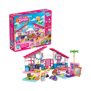 Casa Malibú, juego con bloques de construcción y accesorios, BARBIE.