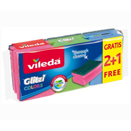 VILEDA Salvauñas glitzi colors 2 + 1 unds.