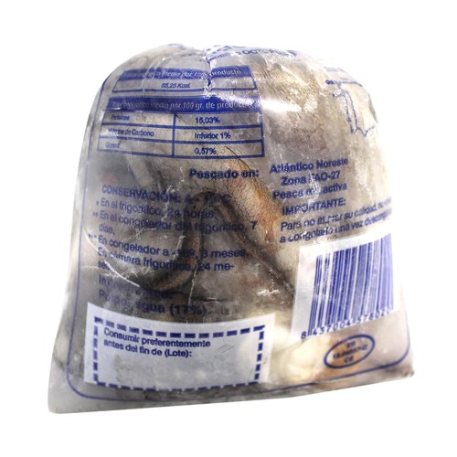 GALLEGO PEREIRA Pulpo crudo y congelado de las Rías gallegas entero 1.2 kg.