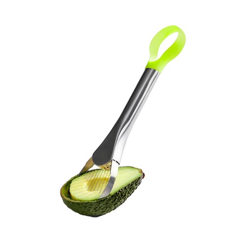 Laminador de aguacate acero y plástico, 10x12cm IBILI.