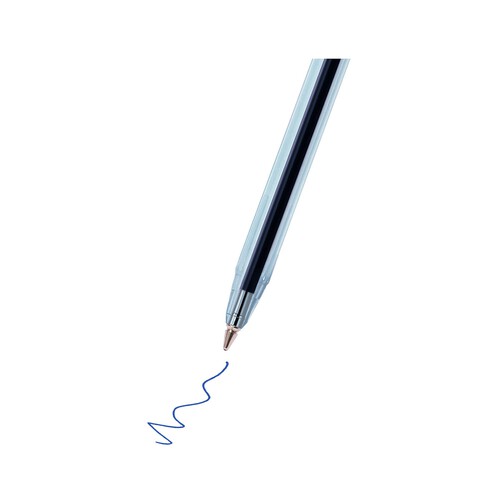 10 Bolígrafos Azul 1mm Reciclados ALCAMPO