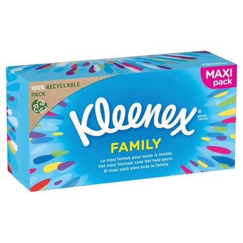 Tissues de celulosa faciales Family pack KLEENEX 140 uds.