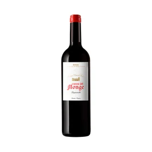 CUEVAS DEL MONGE Vino tinto reserva con D.O. Ca. Rioja CUEVAS DEL MONGE botella de 75 cl.
