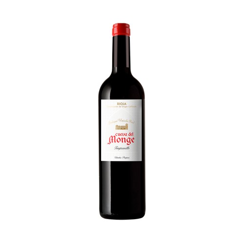 CUEVAS DEL MONGE  Vino tinto reserva con D.O. Ca. Rioja CUEVAS DEL MONGE botella de 75 cl.