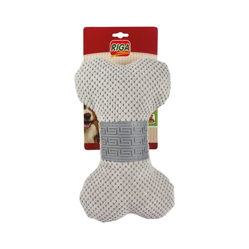 RIGA Peluche con forma de hueso para perros 