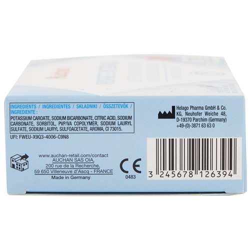 PRODUCTO ALCAMPO Limpiador de prótesis dentales 4 en 1 con oxigeno activo 36 uds.