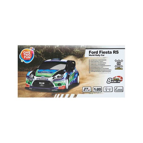 Coche de rally, escala 1:24, hasta 8 km/h, modelos surtidos, ONE TWO FUN ALCAMPO.