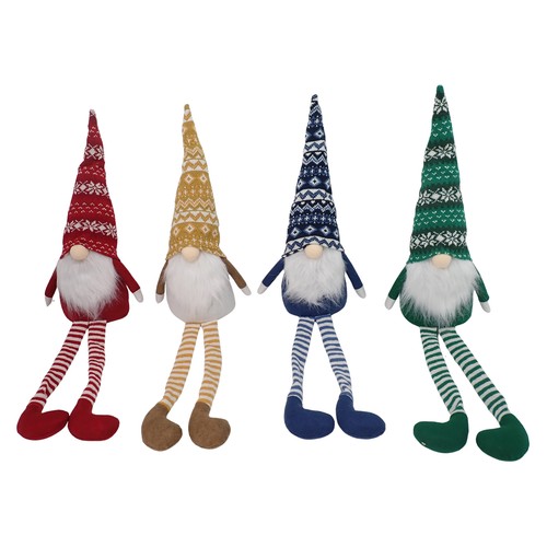 Figura Gnomo Sentado decoración Navidad 76cm modelos surtidos, SNC