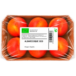 Albaricoques ecológicos 500 g.