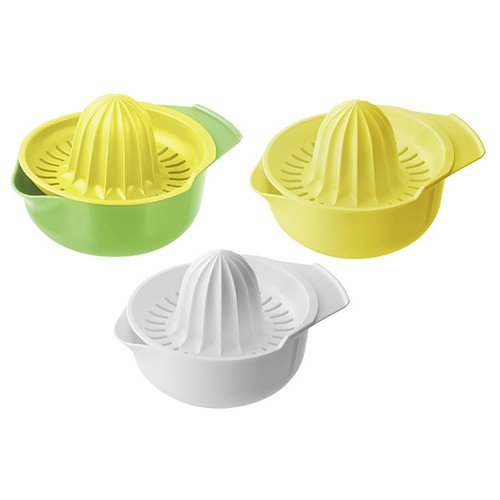 Exprimidor de frutas de 12 centímetros de diámetro fabricado en plástico, varios modelos, FACKELMANN.