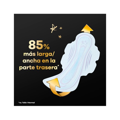 AUSONIA Compresas ultrafinas de noche extra con alas 7 uds.