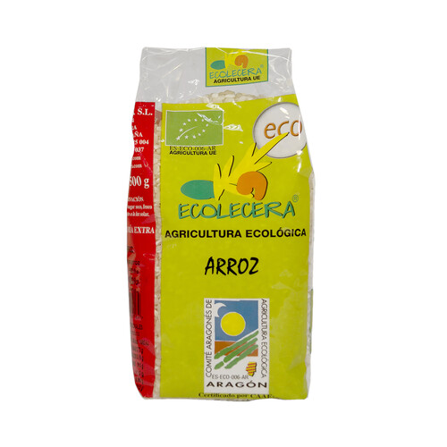 ECOCELERA Arroz blanco ecológico ECOCELERA 500 g.