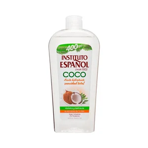 INSTITUTO ESPAÑOL Aceite corporal de coco con acción super hidratante INSTITUTO ESPAÑOL 400 ml.