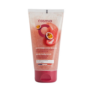 COSMIA Exfoliante corporal con semillas de fruta de la pasion, para todo tipo de pieles COSMIA 150 ml.