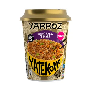 YATEKOMO Arroz precocido thai Gallina Blanca 83g