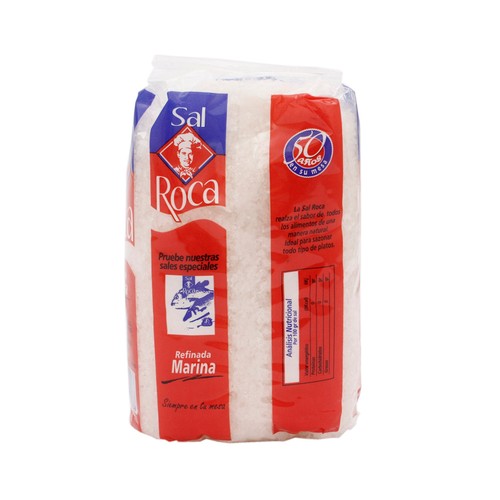 SAL ROCA Sal refinada marina SAL ROCA 1 kg.
