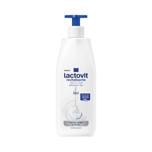 LACTOVIT Revitalizante Leche - serúm corporal nutritivo para pieles normales a secas 400 ml.