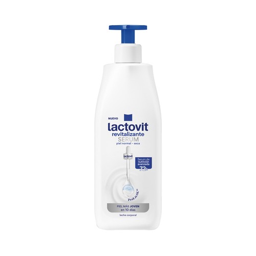 LACTOVIT Revitalizante Leche - serúm corporal nutritivo para pieles normales a secas 400 ml.
