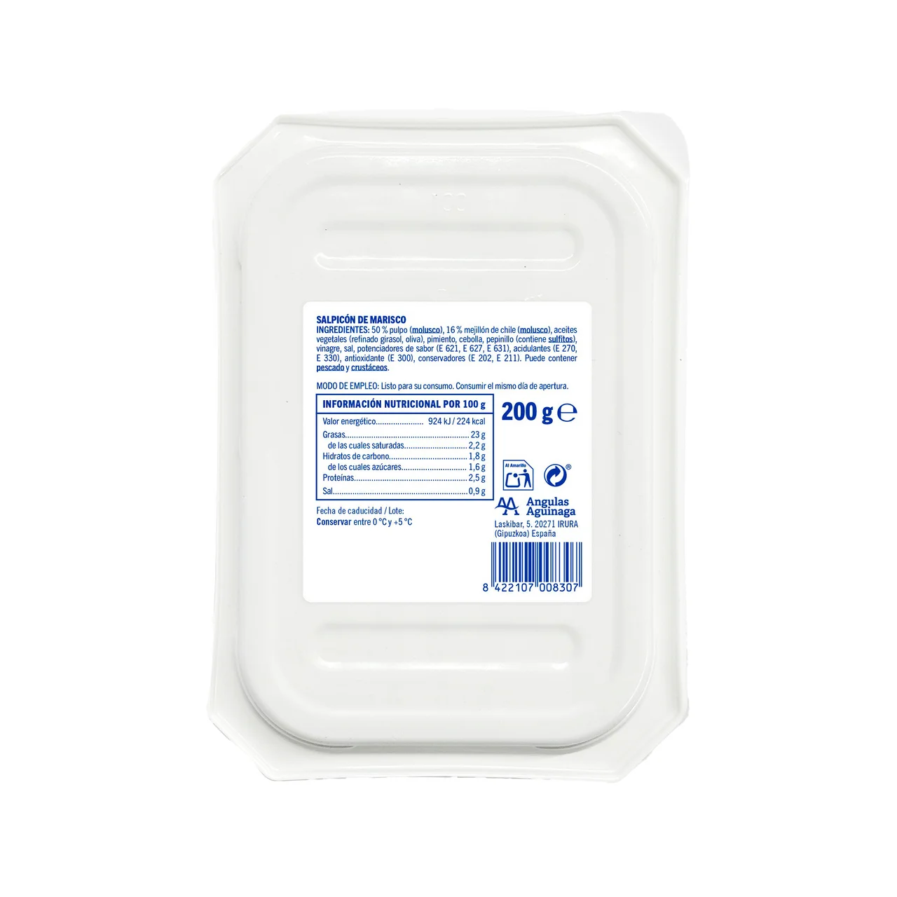 Salpicón de pulpo 175 g.