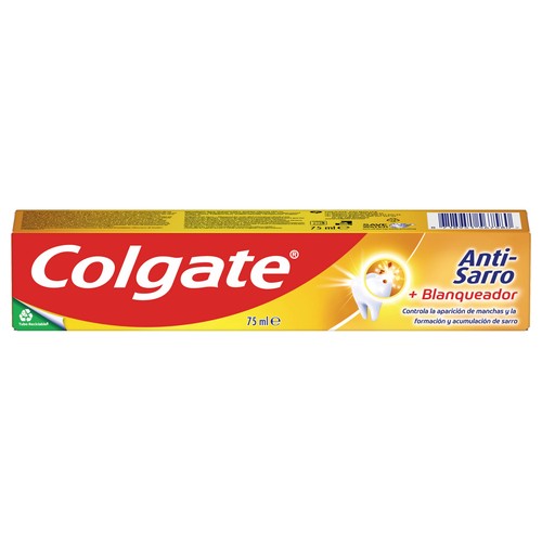 COLGATE Pasta de dientes anti-sarro (anti-tartar) sabor a menta 75 ml.