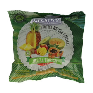 LA CUERVA Mezcla de frutas tropicales,100% naturales y sin conservantes ni colorantes LA CUERVA 300 g.
