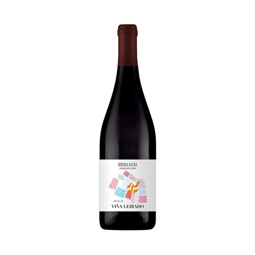 VIÑA LEIRADO Vino tinto con D.O. Ribeira Sacra botella 75 cl.